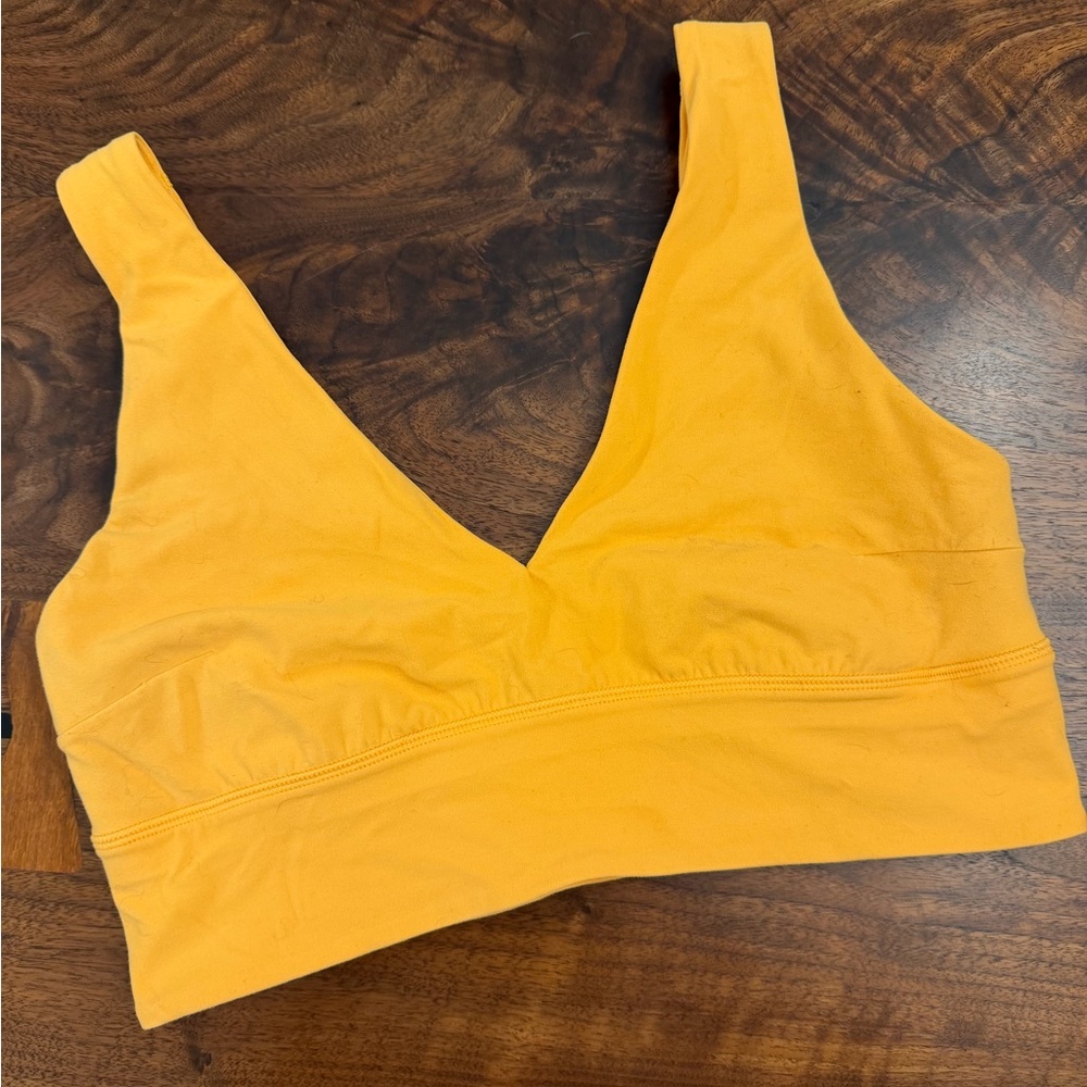 Lululemon Athletica Vibrant Orange Sports Bra
